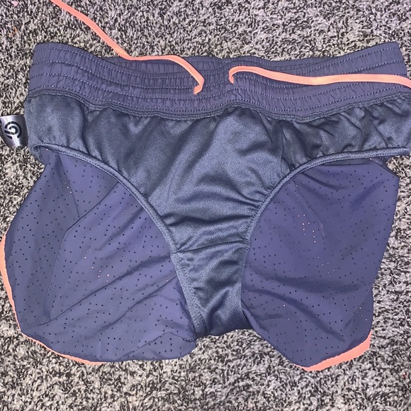 grey and orange champion athletic shorts - Picture 7 of 8